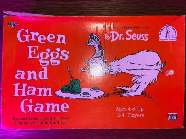 DitchIt | Dr seuss Green Eggs and Ham 1996 Board Game Complete