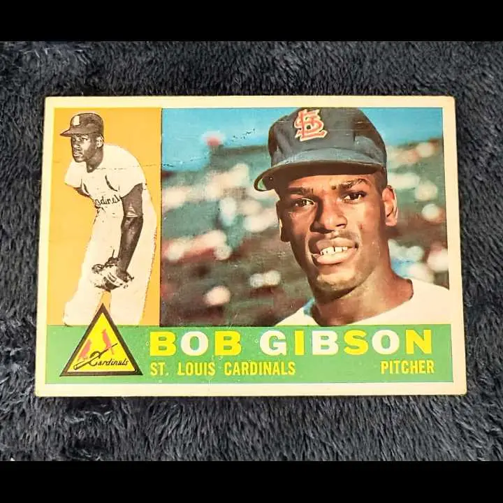 1960 Topps Bob Gibson #73 - St. Louis Cardinals - Vintage HOF Sophomore Card