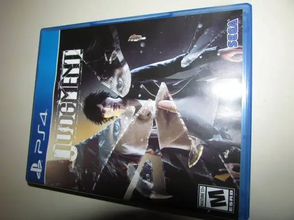PS4 Judgment Game With Case - Disc Is Mint - No Manual