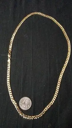 Gold cuban link necklace 24.. $280obo
