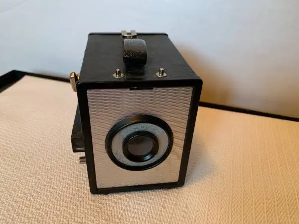 Vintage Ansco Shur-Flash Box Camera 120 Film Binghamton NY