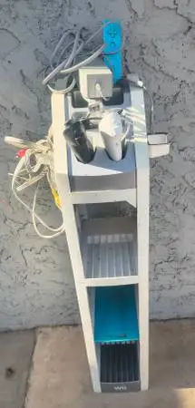 Nintendo WII Power Supply, AV Cord, Controllers & Storage Tower