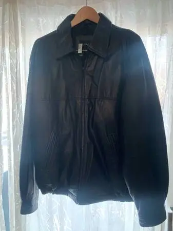 New Mens Leather Jacket
