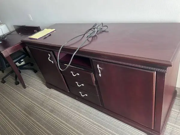 Large Dark Wood Dresser