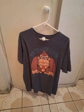 Its On Like Donkey Kong Blue T-Shirt Size XL for Men