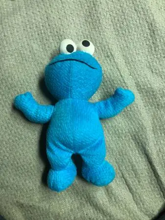 Vintage 2000 Fisher Price Sesame Street Cookie Monster Plush Toy 10
