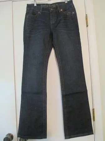 NEW! Ladies Harley Davidson Boot Cut Blue Jeans Size 8