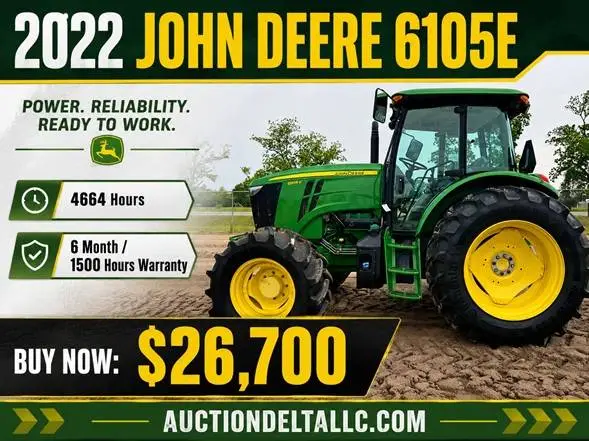 2022 John Deere 6105E!
