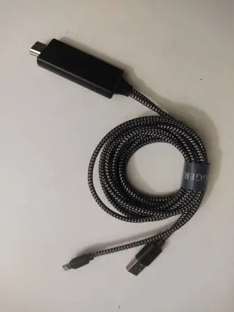 HDMI/USB Cable Mirroring iPhone/iPad To TV Adapter For Sale