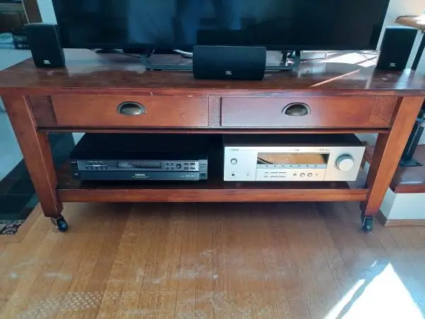 TV stand for less than an SUV tank of gas