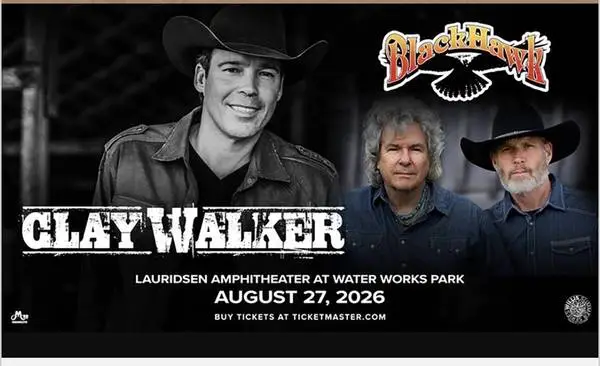 Clay Walker with Blackhawk CHEAP