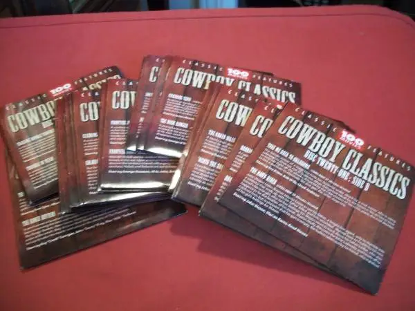 100 Cowboy Classic Movies, John Wayne, Tex Ritter etc.