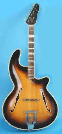 1958 ARTHUR STROHMER ASTRO MEISTER: Rare German Archtop Guitar!