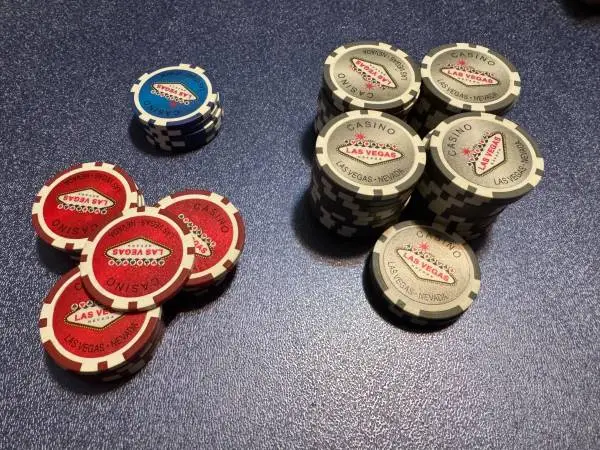 Las Vegas Poker Chips.