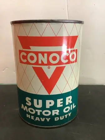 Conoco Oil Can (Quart Size Empty)