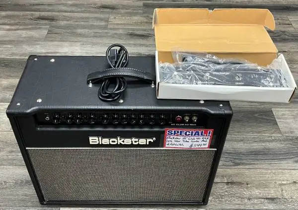 Black HT Club 40 MKII 1x12 40W Tube Combo Amp W/ Footswitch