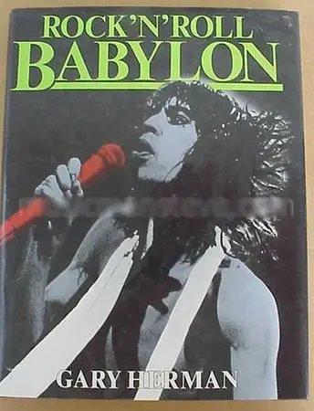 ROCK N ROLL BABYLON - Gary Herman 1982, Hardcover Book