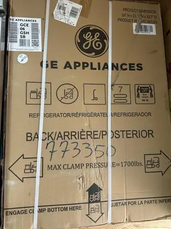 GE 5.6 cu. ft. Mini Fridge in Stainless Steel (55% off)