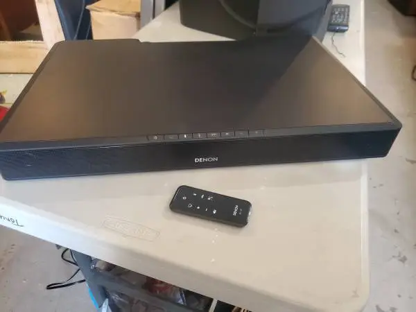 Denon tv sound bass bar with remote