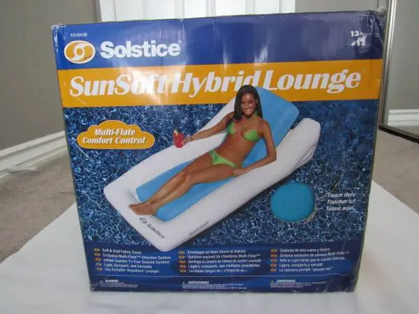 New Heavy Duty Vinyl Pool Lounge For Swim Pool