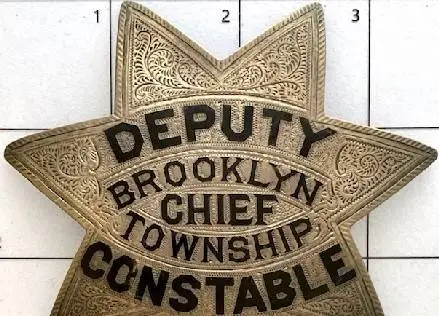 Lawman Badge Old Top Dollar