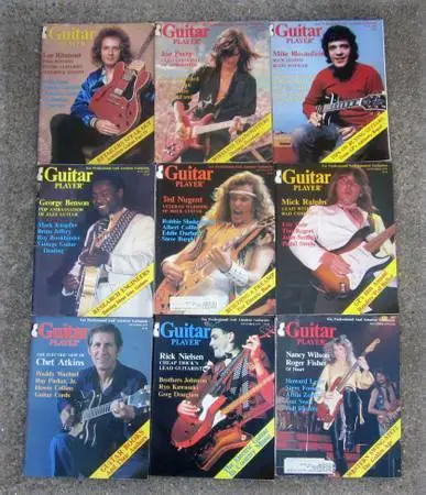 Guitar Player Magazine 9 backissues 1979 - Nugent, Bloomfield, Benson