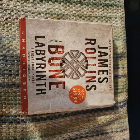 Bone Labyrinth, James Rollins, audio CD, compact Disc, harpercollins 1