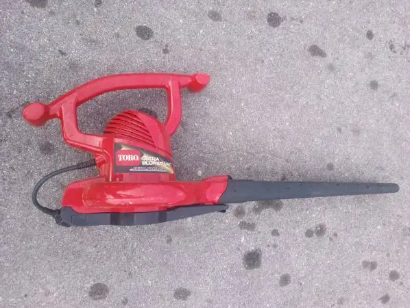 Toro plug in electric blower multi-speed