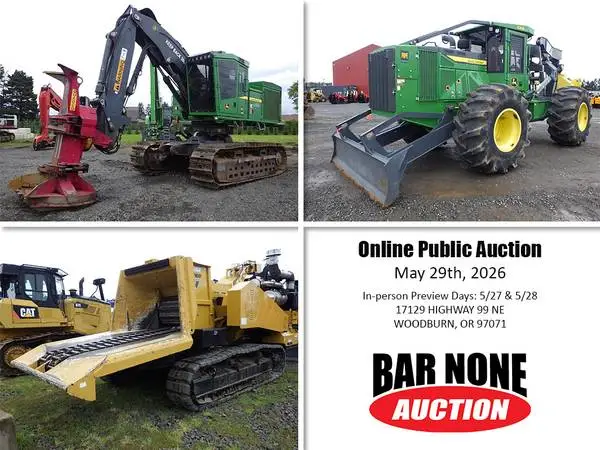Logging and Forestry Equipment | PUBLIC AUCTION