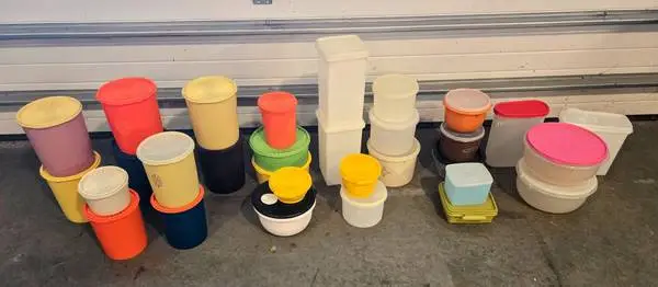 Large Assortment Of Tupperware