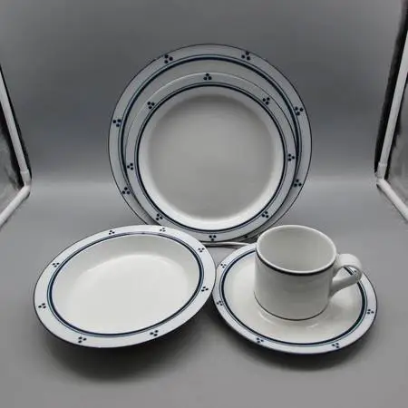 Dansk China FREDRIKSBORG Blue - 4pc Place Setting