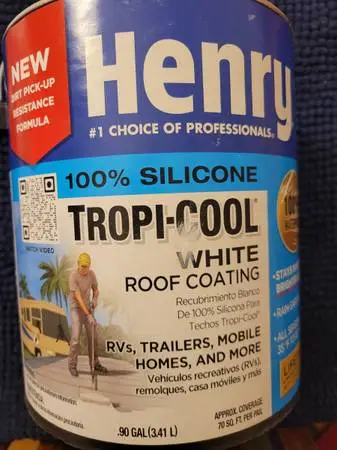Tropi-Cool Silicone Roof Coating for RVs