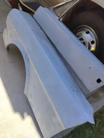 Mustang door and fender . Left side .