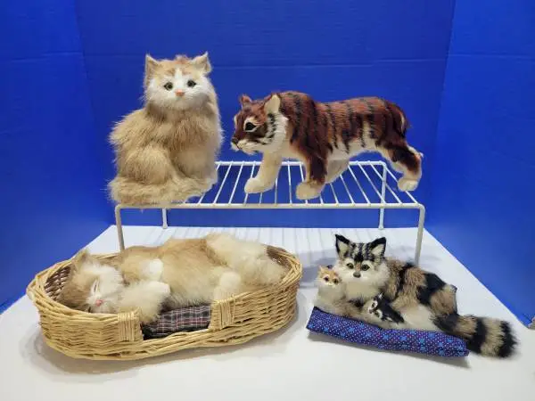 Large Vintage Realistic Cat Figures ($20 each)
