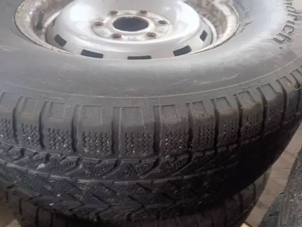 Chevy steel rims and tires