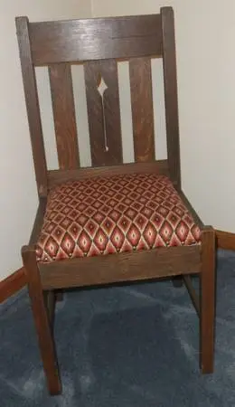 Antique Mission Oak chair