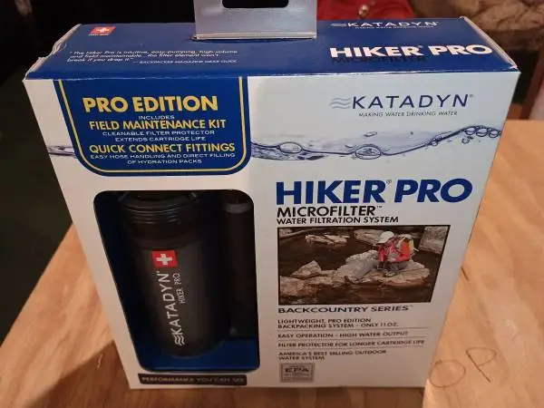 HIKER PRO Microfilter Water Filtration System -New