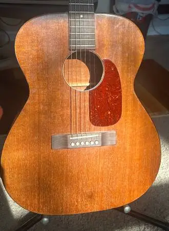 64 Harmony H-165 All Mahogany X-brace Conversion