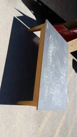 Solid Maple Wood Childs Play Table w/Chaulkboard Top