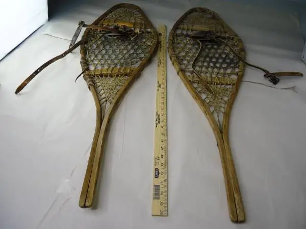 Snowshoes very old, very original vintage great display