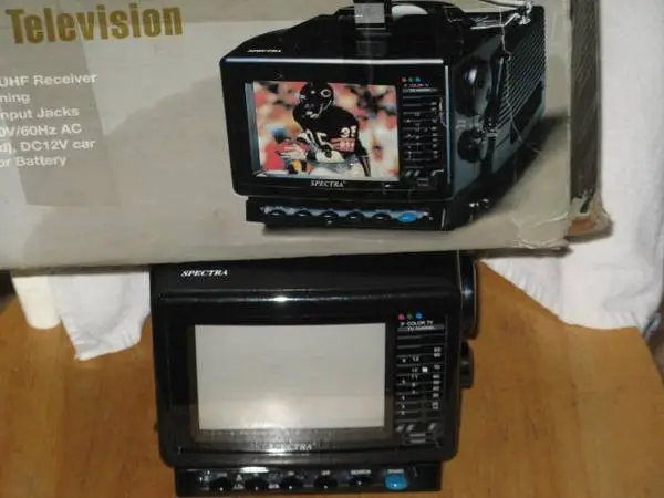 Spectra 5 CRT Color TV Video Input Monitor Analog 5 inch 6 7 8 13