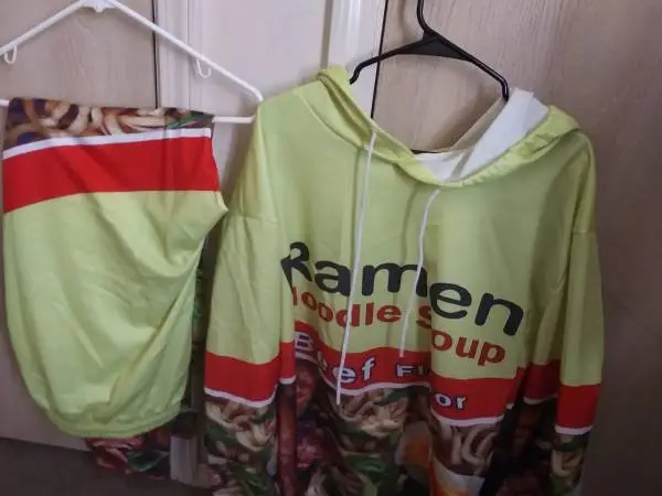 Mens Plus Sized Ramen Noodle Suit- Used, Good condition