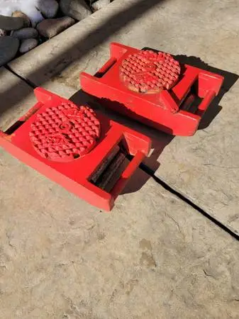 Very High Capacity Set of Machinery Skates (60 Ton)