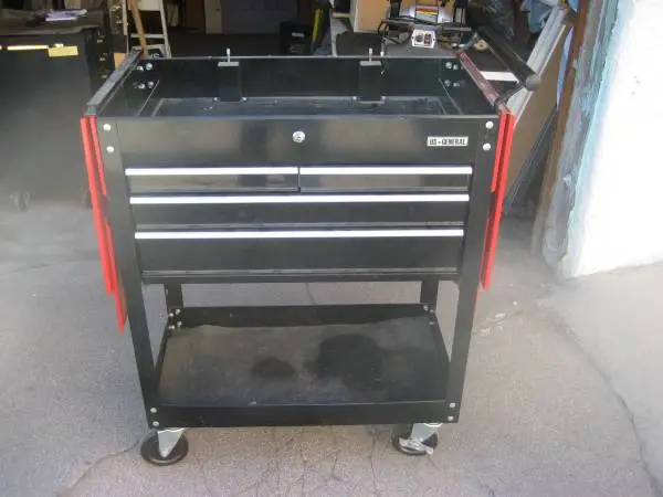 US General 4 Drawer Mechanics Cart