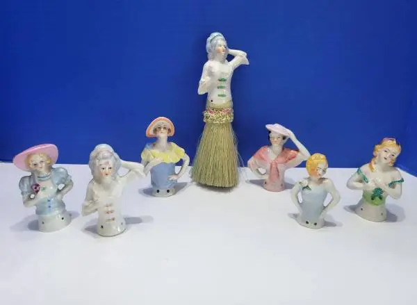 Antique Half Dolls Large Collection