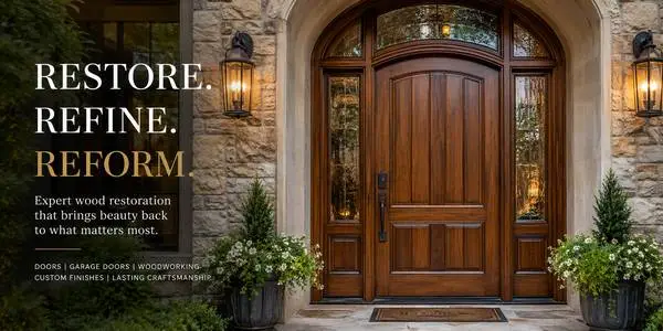 Front Door or Garage Door Looking Rough? We Restore It.