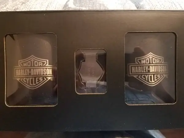 Harley-davidson rewards mugs and bottle opener