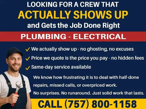 ✅Plumber & Electrician - Affordable Rates - Quality Results✅