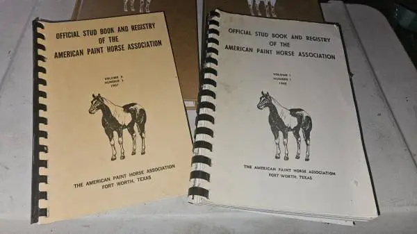 Complete Set! APHA Stud Books!