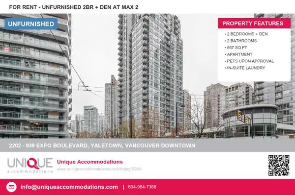 UniqueAccommodations.com ID:5206 Spacious 2 bed + den in Yaletown